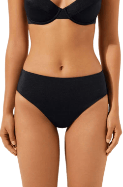Calzedonia High Waist Brazilian Swimsuit Bottoms with Corset Charm