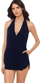 Miraclesuit Ellie One Piece Romper Swimsuit