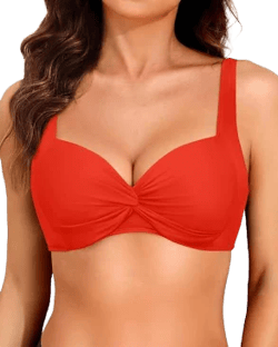 Women's Underwire Push Up Bikini Top