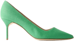 Manolo Blahnik Women's Classic Fabric Stiletto Pumps