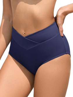 Women's High Waisted V Cut Bikini Bottoms