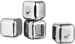 Orrefors City Ice Cubes, Set of 4