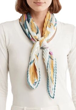 Nordstrom Rack Pleated Satin Scarf