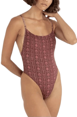 Vintage Floral One Piece