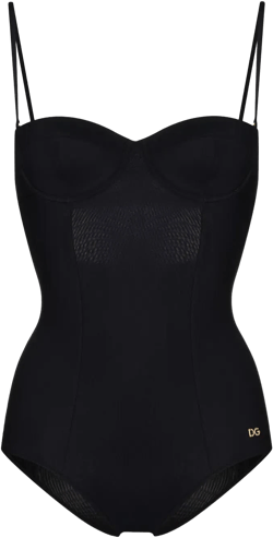 Dolce & Gabbana Women's Logo-tag Balconette Swimsuit