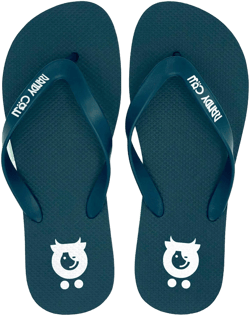 Natural Rubber Flip Flops