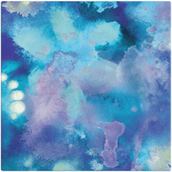 ABSTRACT BLUE 1 - Painting Canvas Print 12x12 to 36x24