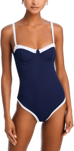AQUA Women's Swim Underwire One Piece Swimsuit