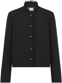 Dior Women's Cropped Wool and Silk Jacket
