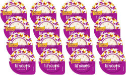 Purina Friskies Natural, Grain Free Wet Cat Food Lickable Cat Treats, Lil' Soups with Shrimp in Chicken Broth - 1.2 oz. Cup (Pack of 16)