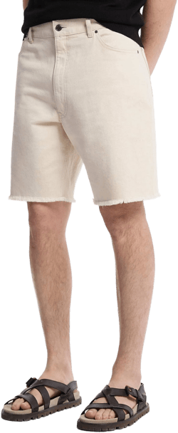 Michael Kors Men's Frayed Hem Denim Shorts