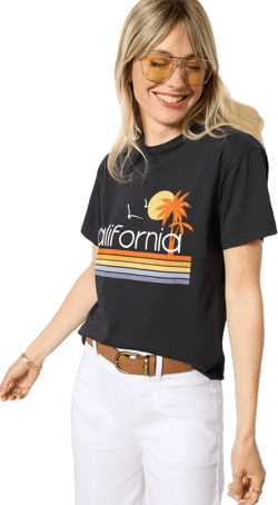 Retro Brand Women's California T-Shirt