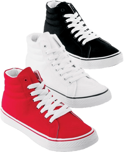 Canvas High-Top Sneakers