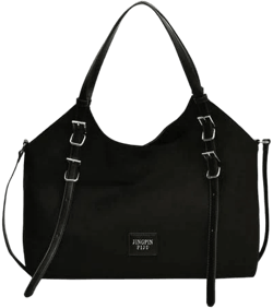 MBLegend Vintage Suede Tote Bag for Trendy Crescent Bag Large Capacity Satchel Purse Causal College Office Top Handle Handbag Women's