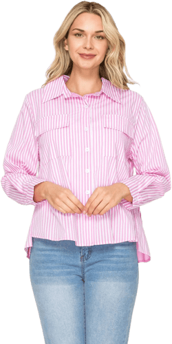Jenn Pleated Shirt