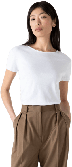 Sunspel Women's Sea Island Cotton T-Shirt