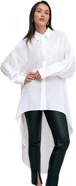 Marcella Oversized Cotton Voile Tunic
