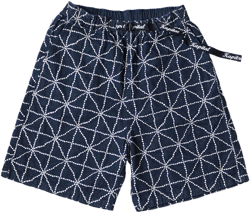 8oz Color Denim FOLK-DOJO Easy Shorts
