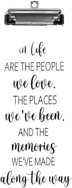 The Best Things in Life are The People We Love Motivational Wood Clipboard Office Standard A4 Letter Size with Low Profile Clip, Hanging Paperboard School Teacher Classroom Supplies 12.6" x 8.7" Style 9 12.6"x8.7"