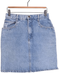 Guess Vintage 1980s Denim Mini Skirt