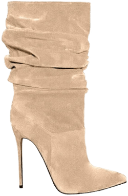 Women's Pointed Toe Pleated High Stiletto Heels
