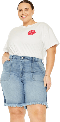 Kancan Kiran 90's Boyfriend Bermuda Shorts