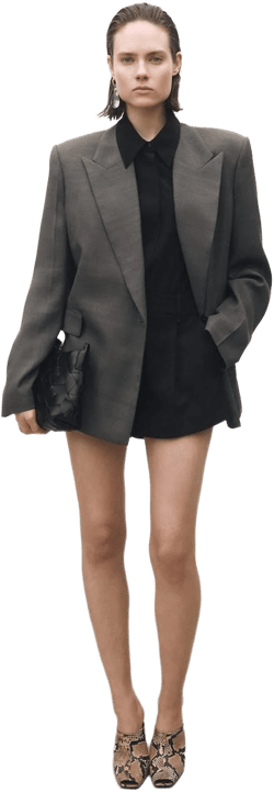 MANGO Women's Satin Silk Button-Up Shirt