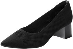 Dream Pairs Sustainable Knit Block Heels