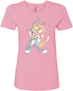 Looney Tunes Women's Bugs and Lola Bunny T-Shirt
