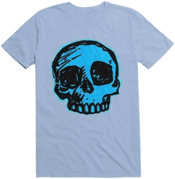 Blue Skull T-Shirt