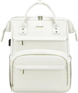 LOVEVOOK Leather Laptop Backpack