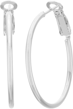 Amazon Essentials Sterling Silver Round Hoop Earrings