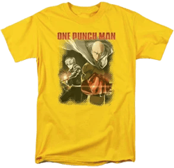 One-punch Man Saitama And Genos Licensed Cartoon Merch T Shirt