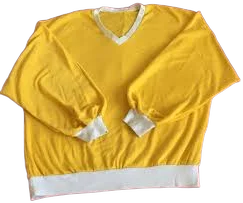 Woman's Retro 70's 80's Long Sleeve V-neck T-shirt