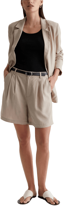 AG Women's Sora Pleated Shorts