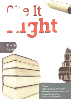 Cite it Right: The SourceAid Guide to Citation, Research, and Avoiding Plagiarism