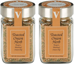 Toasted Onion Herb- Two 5.0 oz. Jars -Use in meatloaf, onion dip, and burgers.