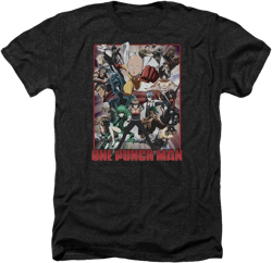 Adult Trevco One Punch Man Cast Of Characters Shirt