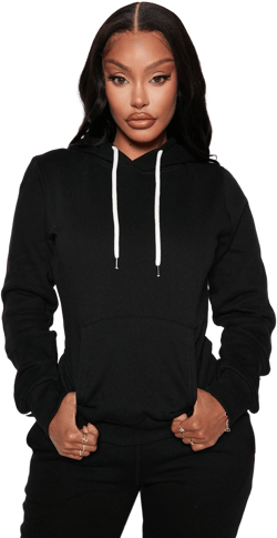 Fashion Nova Women's Tennis and Chill Fleece Pullover Hoodie
