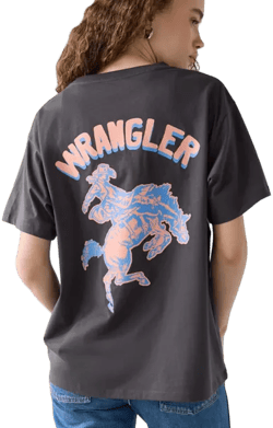 Wrangler Cowgirl Graphic Oversized Girlfriend Tee