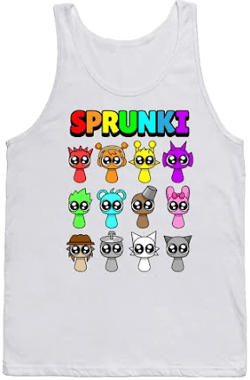All Sprunkies Kids Tank Top