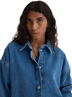 Oversized Denim Shirt