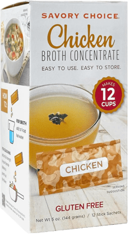 Savory Choice Chicken Broth Concentrate, 5.1 Ounce Box (Pack of 3)