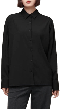 Oversized Silky Shirt