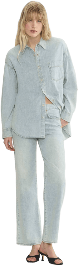 Denim Forum Women's The '80s Comfy Denim Shirt
