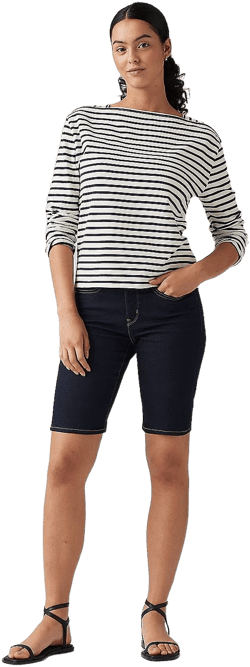 Levi's Women's Shaping Bermuda Shorts