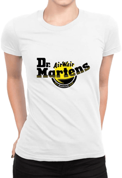 Artistshot Dr. Martens Ladies Fitted T-Shirt