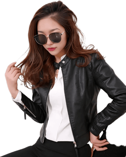 NYC Women's Sleek Leather Jacket