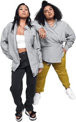 Wildfang Essential Oversized Wrap Button Up