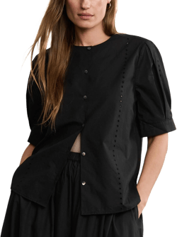 Jenni Kayne Harper Embroidered Eyelet Blouse